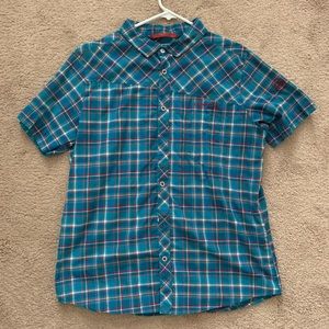 La Sportiva Plaid Short Sleeve Button Up Shirt